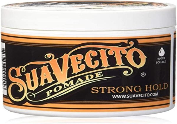 SUAVECITO Pomade Firme Strong Hold, 4 Ounce