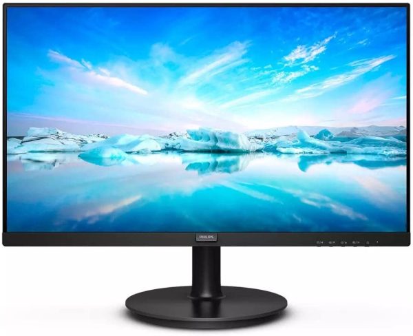 PHILIPS 1920 x 1080 Resolution LCD Monitor, 23.8-Inch Black