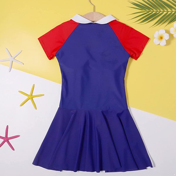 FEESHOW Girls Tennis Dress with Underpants Kids Sport Dress Junior Netball Dress Golf Dress Sportswear - Image 3