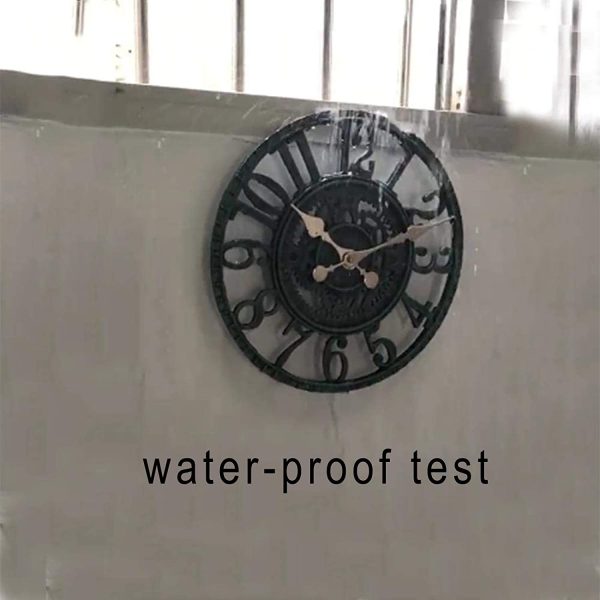 Outdoor/Indoor Wall Clock Waterproof, Silent Non Ticking 12 Inch Clock Decor Clock for Patio, Garden, Pool or Hanging Outside - Image 5