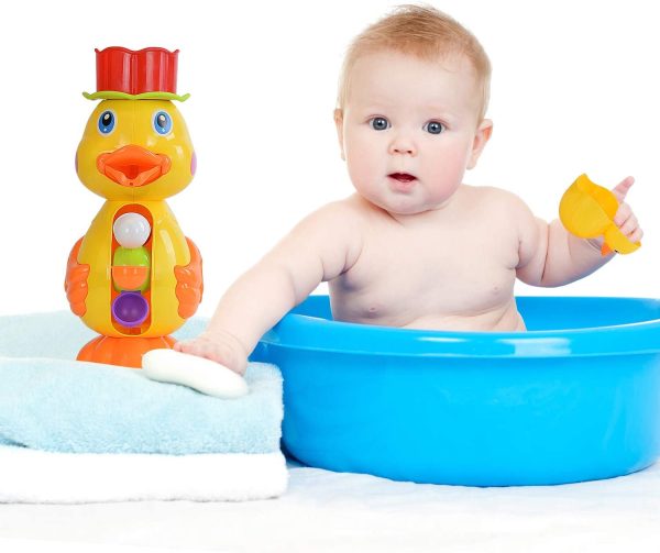 Konig Kids Water Spray Duck Bath Toy Set Bathtub Toy for Toddlers - Image 5