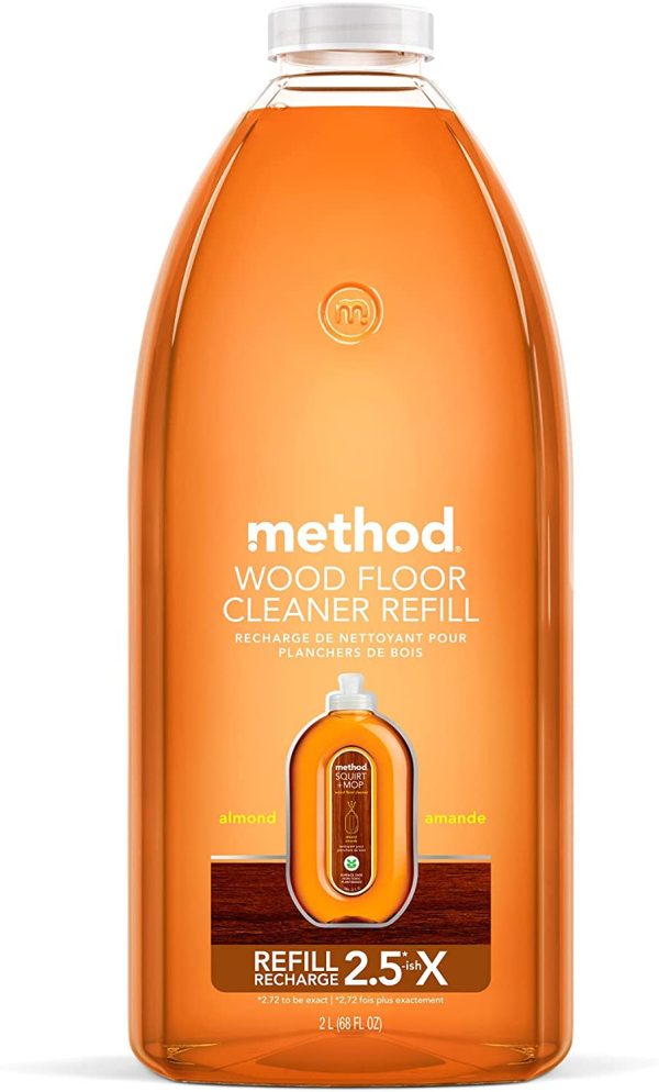 Method Floor Cleaner Refill, Wood Floor Squirt & Mop, Almond Fragrance, 2 L - Image 3