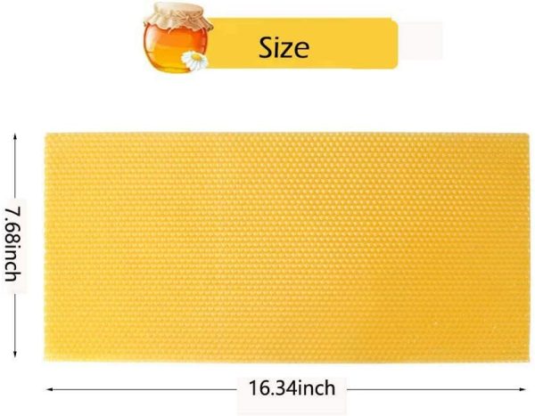 Honeycomb Foundation Sheet Wax Frames Beekeeping Honey Bee Hive Equipment 30PCS - Image 6