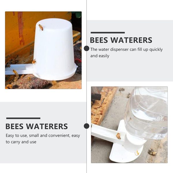 Mipcase 8pcs Honey Bees Feeder Hive Insert Feeder Portable Beehive Water Dispenser Honey Beehive Entrance Feeder Beekeeper Tools - Image 8