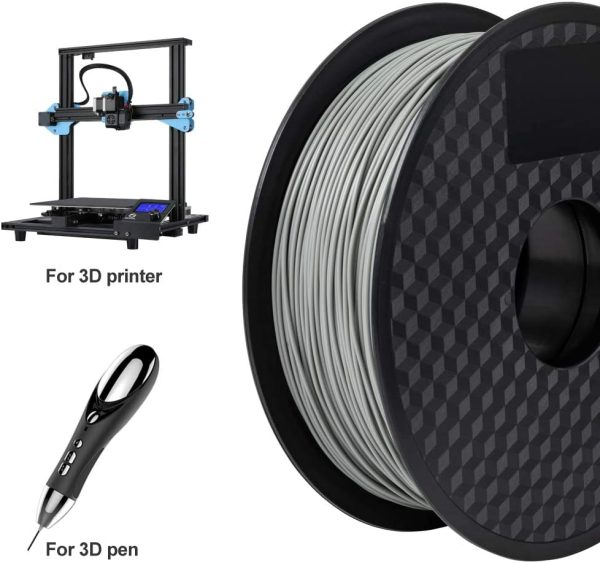 Creality PLA 3D Printer Filament, Dimensional Accuracy +/- 0.02 mm,1.75mm 1 kg Spool, Grey for Ender3 CR-10 - Image 6