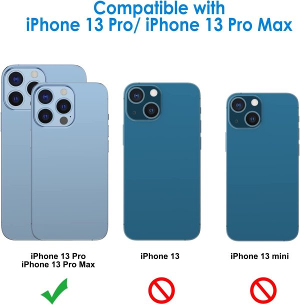 JETech Camera Lens Protector Compatible with iPhone 13 Pro Max 6.7-Inch and iPhone 13 Pro 6.1-Inch, 9H Tempered Glass, HD Clear, Anti-Scratch, Case Friendly, Does Not Affect Night Shots, 3-Pack - Image 6