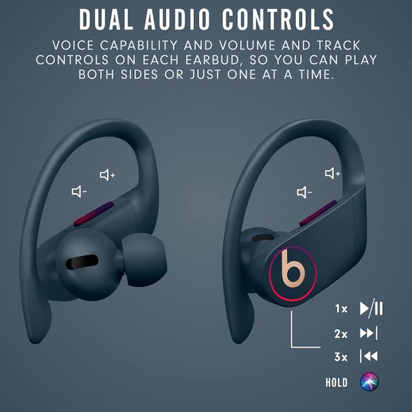 Powerbeats Pro - Totally Wireless Earphones ?C Apple H1 Headphone chip, Class 1 Bluetooth?, 9 Hours of Listening time, Sweat-Resistant Earbuds ?C Navy - Image 6