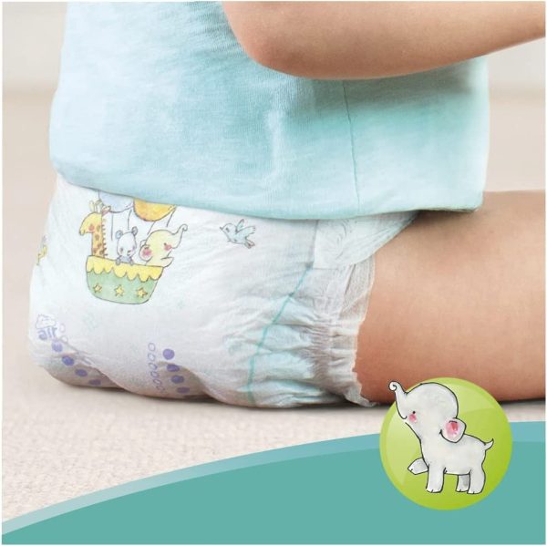 Pampers Baby-Dry Nappies Size 3 Crawler, 198 Nappies, 6-10kg, Monthly Pack - Image 8