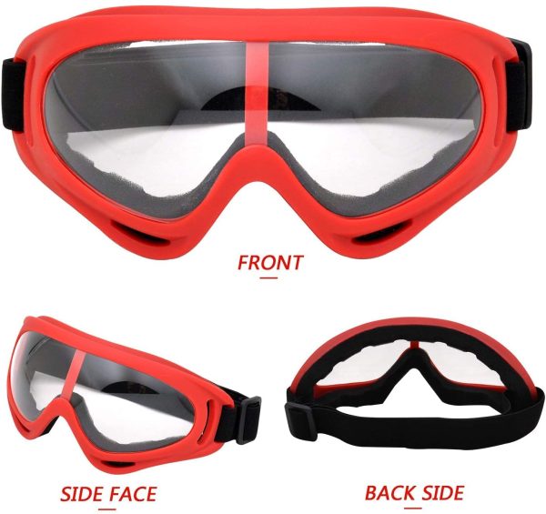 SFMAI Ski Goggles, pack of 4 - Motorcycle Snowboard Goggles, Military Combat Tactics - Image 4