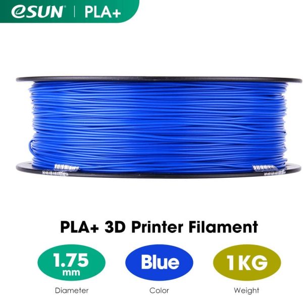 PLA+ 3D PLA+ Printing Filament PLA PRO Plus Spool 1.75mm 1KG Dimensional Accuracy +/- 0.05mm for 3D Printers,Blue