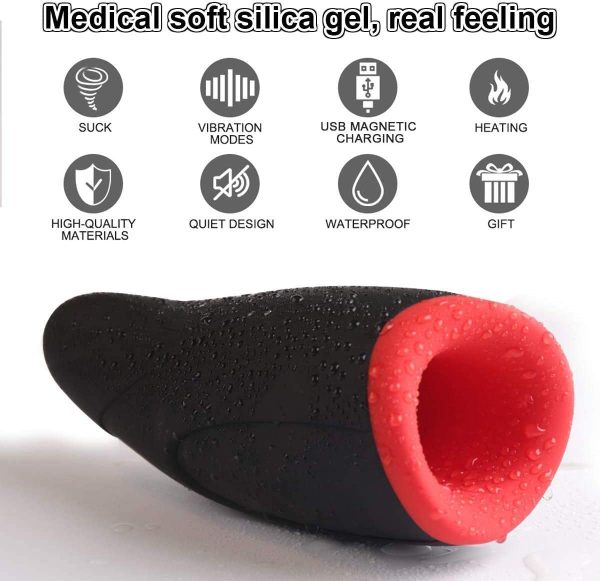 Newly Handsfree Masturabator Male Toy Vagina Sticker Pocket Pussy Stroker Lifelike Male Masterbrators Sex for Men Pump Sex Toy Sex Toyssex Toys for Men Stroker Sexy Underwear - Image 3