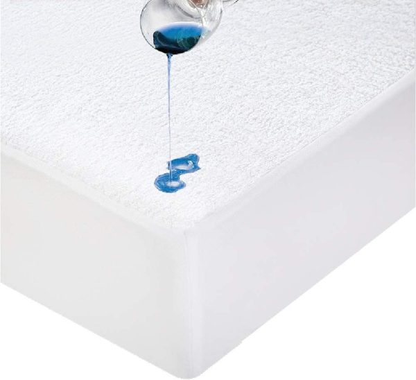 Luxor Cotton Terry Fully Fitted Waterproof Mattress Protector - 7 (Single.) - Image 7