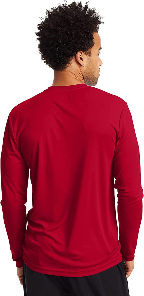 Hanes Men's Long Sleeve Cool DRI T-Shirt UPF 50+ - Image 4