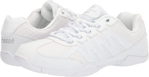 chass?? Apex Cheerleading Shoes - White Cheer Shoes for Women - Image 6