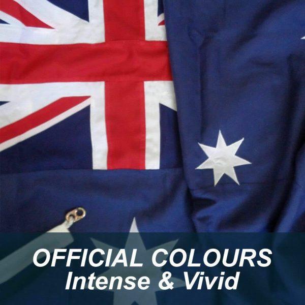 HEAVY DUTY Australian Aussie Flag Spun Polyester Brass Metal Clips 1800x900mm - Image 6