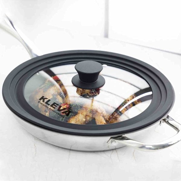 Universal Perfect Pro Pan Lid - Fits Any Size Pan 24-28cm!