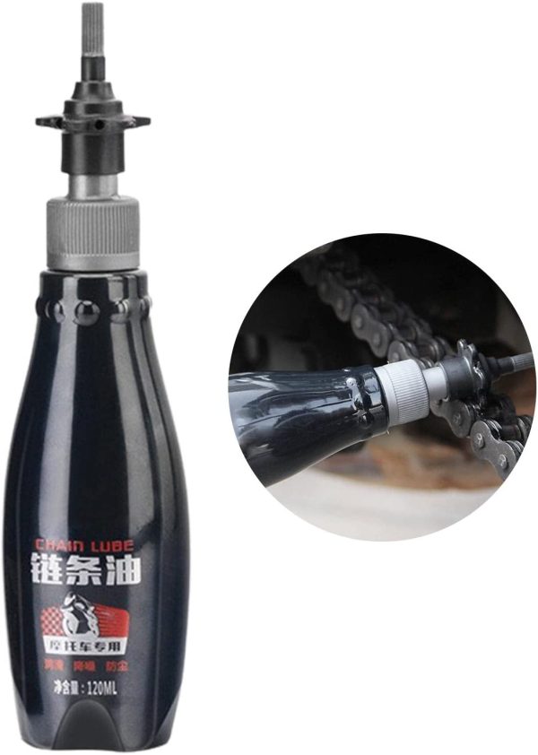 Chain Lube for Motorcycle - Motorbike Chain Gear Oil - Noise Reduction Lubricant, Practical Motorcycle Accessories, Wet Lube Application Dry Lube Performance N/a/a