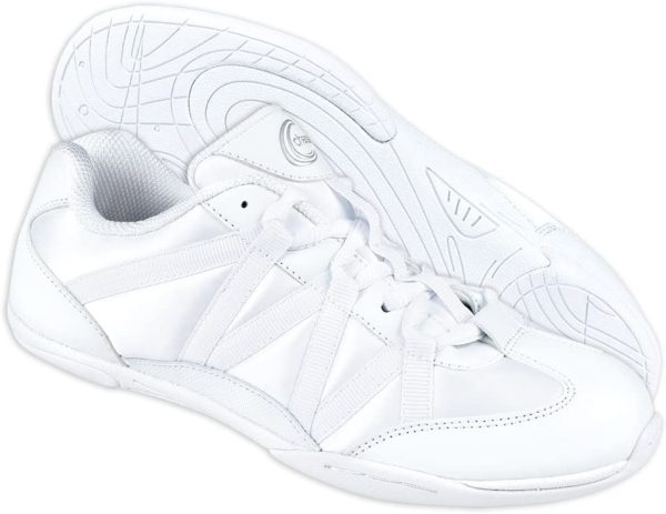 chass?? Ace II Cheerleading Shoes - White Cheer Shoes for Girls