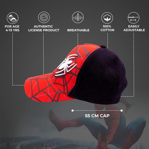 Spider-Man Little Boys Toddler Baseball Hat Cap