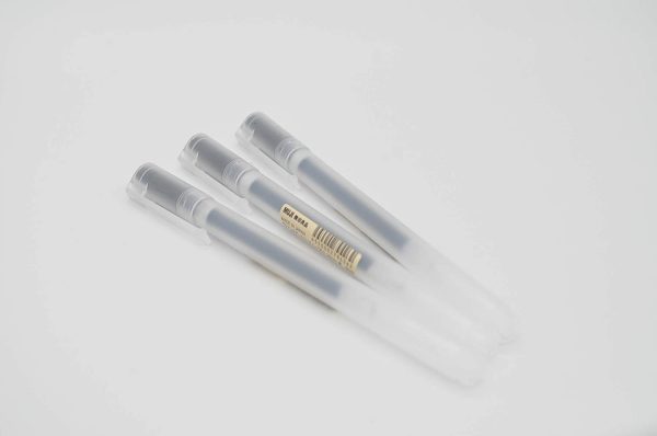 Muji Gel Ink Ball Point Pen, Black, 0.38mm, Pack of 3 (Japan Import) - Image 2