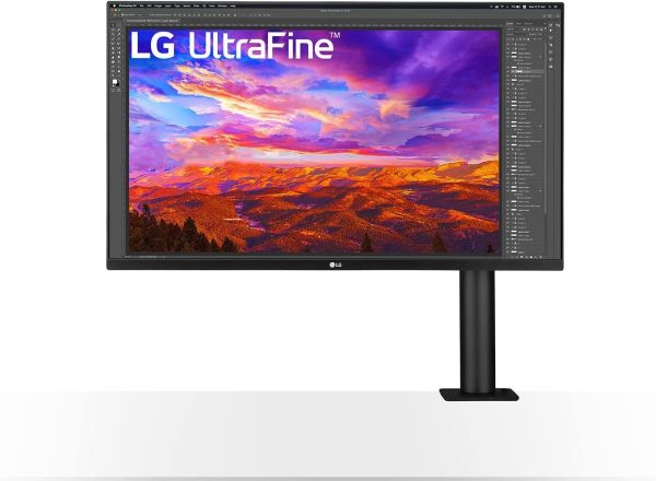 LG Ultrafine Ergo 32UN88A 4K UHD IPS Monitor 31.5 Inch 3840 x 2160 IPS Display, DCI-P3 95%, HDR10, USB Type-C, Ergonomic Stand, AMD Freesync, White - Image 2