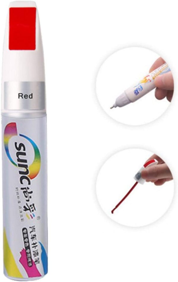 Car Scratch Repair Pen, Touch Up Paint for Cars Paint Scratch Repair, Waterproof Auto Scratch Remover Pen, Quickly Scratch Fix for Cars, White Black Red Gray Car Professional Paint Pen - Image 6