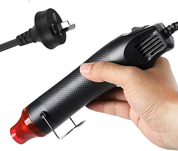 Mini Heat Gun, 300W Portable Epoxy Resin Hot Air Gun with 40 Inchs Power Cord for DIY and Crafts - Image 7