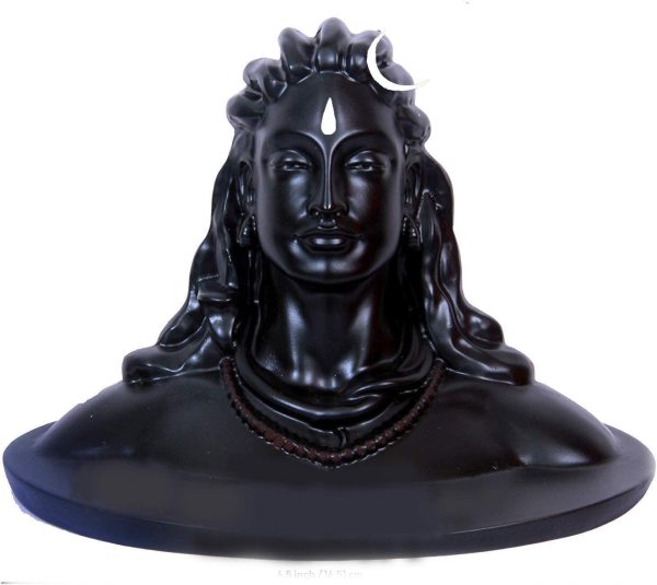 STYLE OK Darshan Art Adiyogi Shiva Statue for Car Dashboard, Pooja & Gift, Mahadev Murti Idol, Shankara for Home & Office Decor | 1 Black adiyogi Idol in Box - Image 3