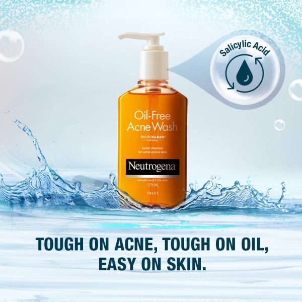 Neutrogena Oil-Free Acne Wash 175mL - Image 2