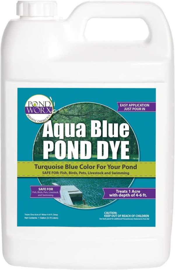 PondWorx Lake and Pond Dye- Aqua Blue Pond Dye - 1 Gallon - Image 4