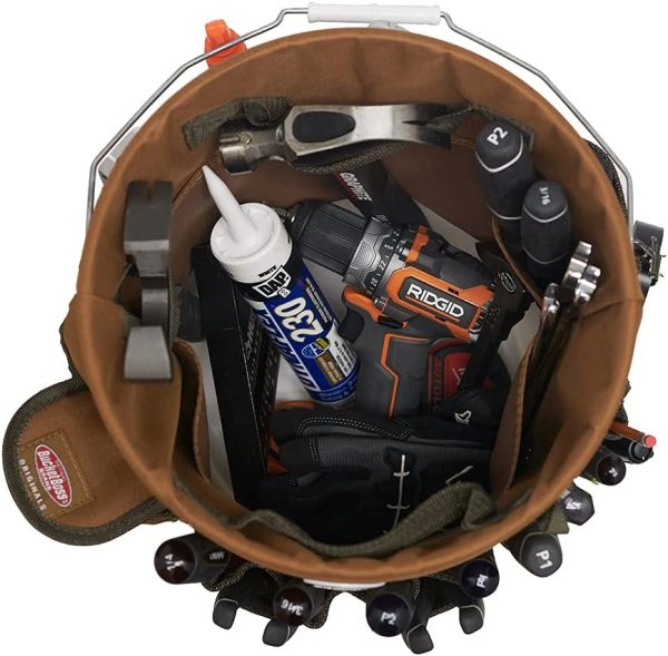 The Bucketeer Bucket Tool Organizer in Brown, 10030