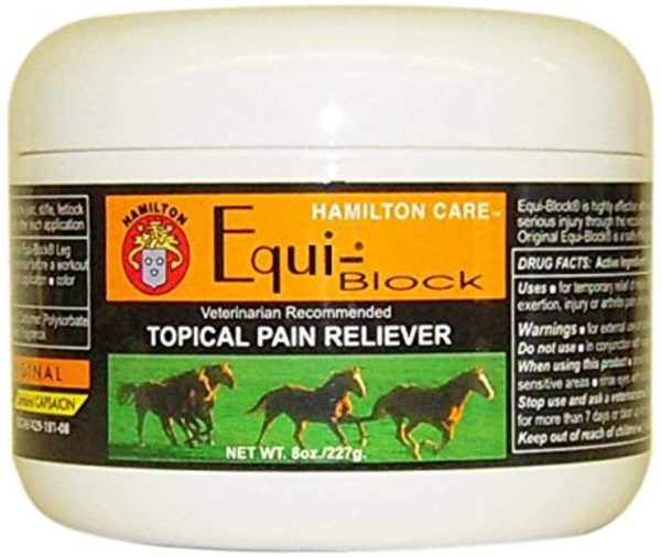 Miracle Coat Original Equi-Block Topical Pain Reliever for Horses, 8-Ounce