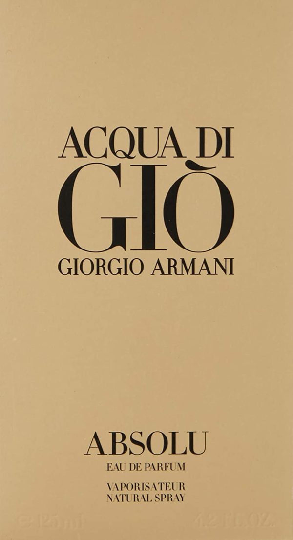 Giorgio Armani Acqua Di Gio Absolu Eau De Parfum, 125ml - Image 4