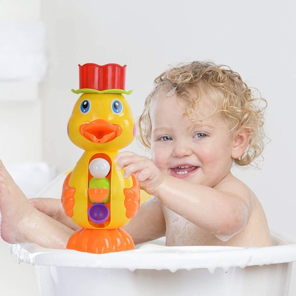 Konig Kids Water Spray Duck Bath Toy Set Bathtub Toy for Toddlers - Image 3