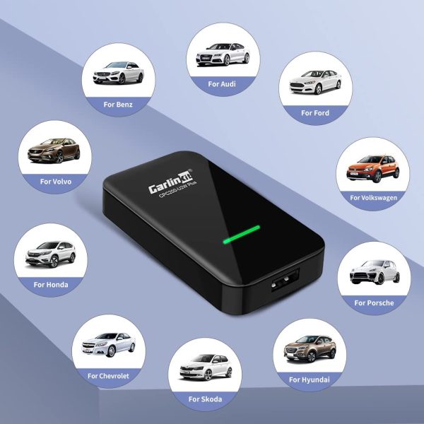 Carlinkit 2.0 Wireless CarPlay Adapter for Volkswagen 2016-17-18-19-20-2021 with Factory Wired CarPlay, Type C Design, Online Upgrade Adapter, iOS 13-14, Convert Factory Wired to Wireless CarPlay - Image 6