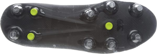 canterbury CCC Phoenix 3.0 SG Rugby Boots, Built for Soft Ground Play, Lightweight Feel, 8 Metal Stud Outsole, Made for Forwards, Black, - Image 3