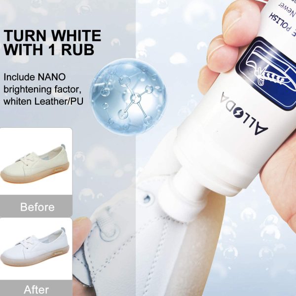 Shoe Cleaner+Shoe whitener, Sneaker Cleaner, Brush-Shoe Cleaning Kit, Alloda