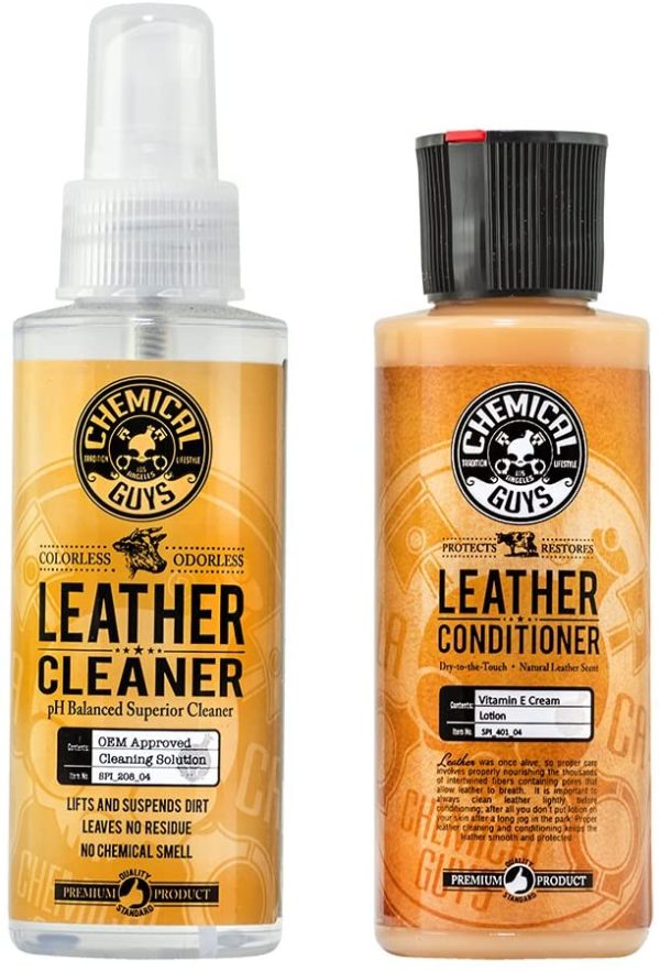 Leather Cleaner and Conditioner Complete Leather Care Kit (4 oz) (2 Items) - Image 2