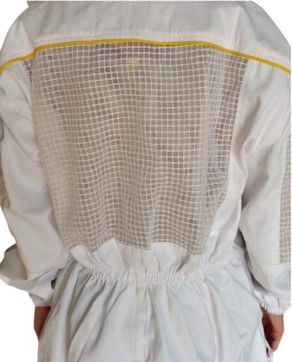 OZ ARMOUR Beekeeping Suit Ventilated Poly Cotton Extra Cool Beekeeper Costume Kit with 2 Hoods Fencing/Folding & Round Brim Hat (3XL) - Image 3