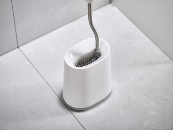 Joseph Joseph Flexa??? Lite Toilet Brush with Holder - Grey/White - Image 6