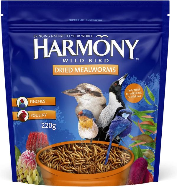 HARMONY Dried Mealworms 220g - Image 3