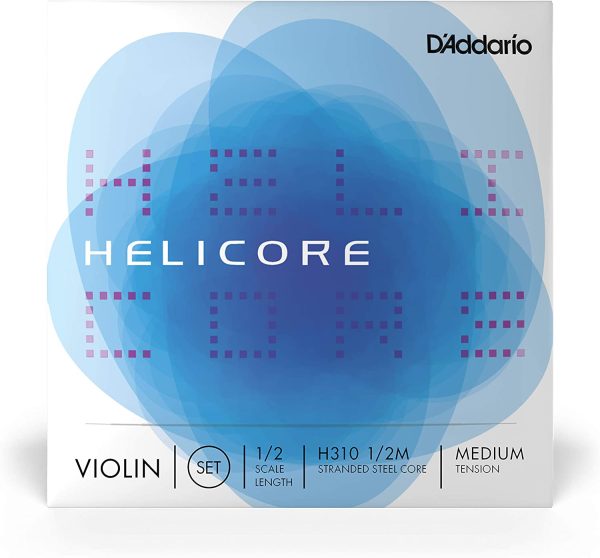 D'Addario Helicore Violin String Set, 1/2 Scale, Medium Tension - Image 2