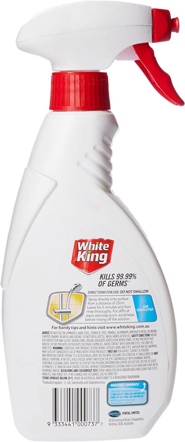 White King Mold and Scum Remover Spray, 500 milliliters - Image 2