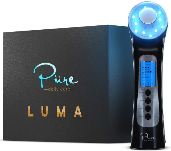 Pure Daily Care Luma - 4 in 1 Skin Therapy Wand - Ion Therapy LED Light Machine - Wave Stimulation- Massage - Anti Aging - Lift & Firm Tighten Skin Wrinkles - Image 6