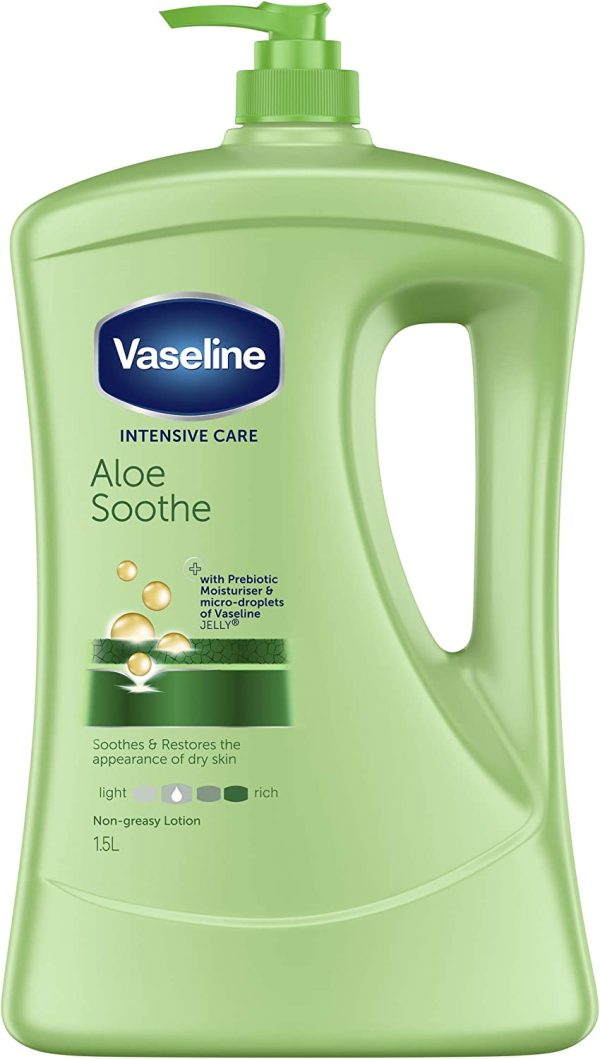 Vaseline Intensive Care Body Lotion Aloe Soothe, 1.5L - Image 6