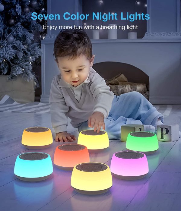 Epzia White Noise Machine for Sleeping Baby Adults Kids, Sound Machine with Night Light, 16 Soothing Sounds for Sleeping, Plug in, Noise Maker for Bedroom Home - Image 3