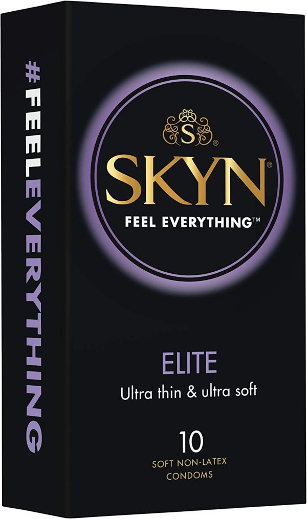 SKYN Elite Non-Latex Condoms, Natural, 10 Count - Image 3