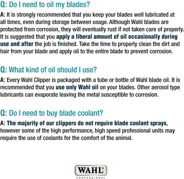 Wahl Professional Animal #4F Extra Full Coarse Competition Series Detachable Blade with 5/16-Inch Cut Length (#2375-100)