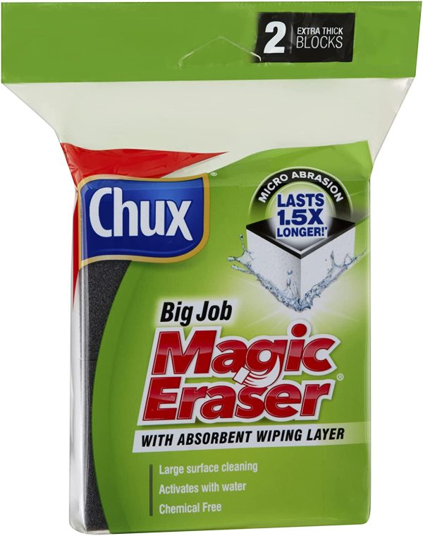 Chux Magic Eraser Extra Thick Cleaning Pad, 2 count - Image 2