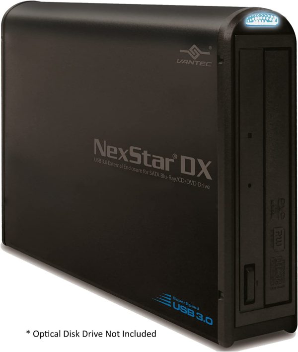 NST-536S3-BK NexStar DX USB 3.0 External Enclosure for SATA Blu-Ray/CD/DVD Drive All Black